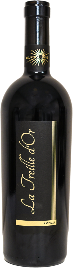 Flasche Rotwein des Jahres